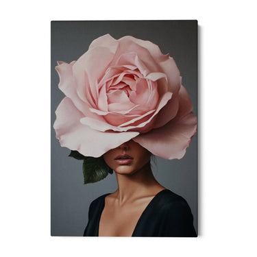 Quadro Stampa su Tela Lo sguardo che sboccia - CupidoDesign