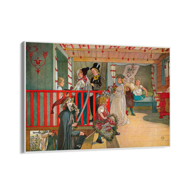 L'Onomastico nella Casa di Legno, Carl Larsson - CupidoDesign
