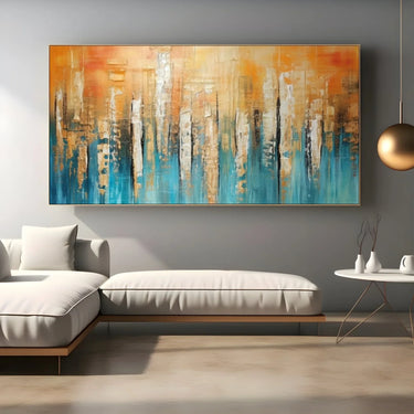 Quadro Stampa su Tela Luce Arancione - CupidoDesign