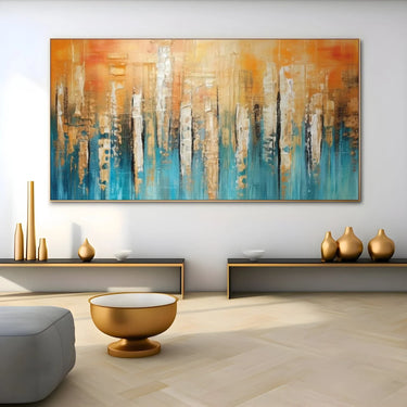 Quadro Stampa su Tela Luce Arancione - CupidoDesign