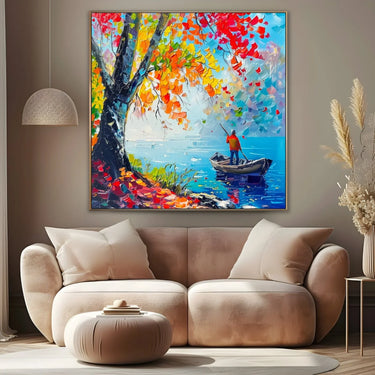 Quadro Stampa su Tela Luce del Mattino - CupidoDesign
