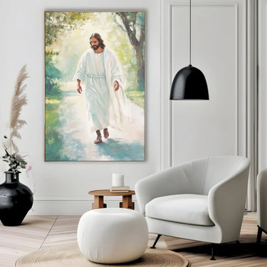 Quadro Stampa su Tela Luce nel Cammino - CupidoDesign