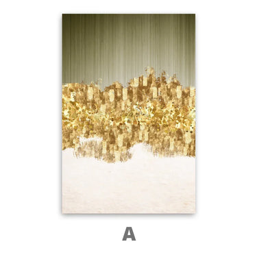 Quadro Stampa su Tela Luci Dorate - CupidoDesign