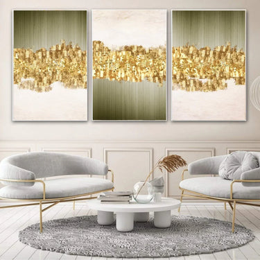 Quadro Stampa su Tela Luci Dorate - CupidoDesign