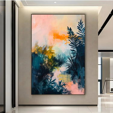Quadro Stampa su Tela Luci nel Bosco - CupidoDesign