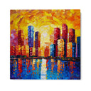 Quadro Stampa su Tela Luci Riflesse - CupidoDesign