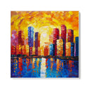 Quadro Stampa su Tela Luci Riflesse - CupidoDesign