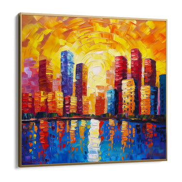 Quadro Stampa su Tela Luci Riflesse - CupidoDesign
