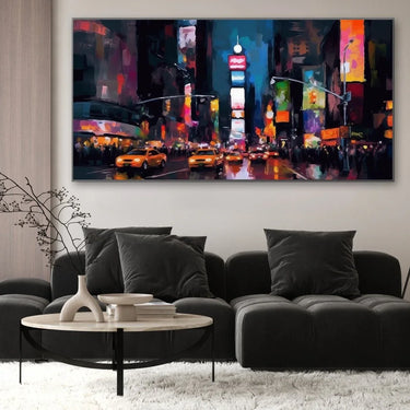 Quadro Stampa su Tela Luci Urbane - CupidoDesign