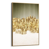 Quadro Stampa su Tela Luci Dorate - CupidoDesign