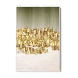 Quadro Stampa su Tela Luci Dorate - CupidoDesign