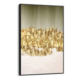 Quadro Stampa su Tela Luci Dorate - CupidoDesign