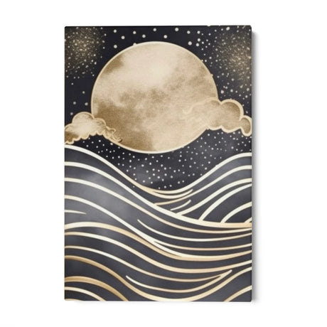 Quadro Stampa su Tela Luna sul mare - CupidoDesign