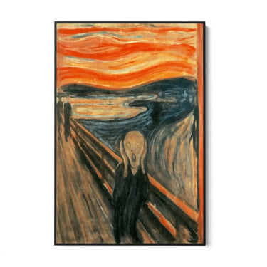 Quadro Stampa su Tela L'urlo - Edvard munch - CupidoDesign