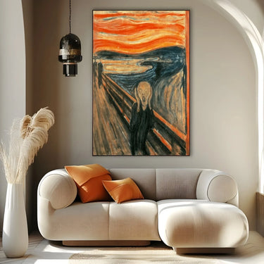 Quadro Stampa su Tela L'urlo - Edvard munch - CupidoDesign