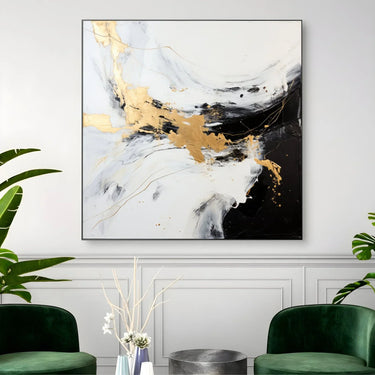 Quadro Stampa su Tela Lussuosa armonia 110x110cm - CupidoDesign