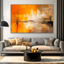Quadro Stampa su Tela Lussuoso Arancio - CupidoDesign