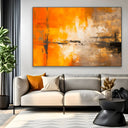 Quadro Stampa su Tela Lussuoso Arancio - CupidoDesign