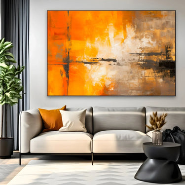 Quadro Stampa su Tela Lussuoso Arancio - CupidoDesign