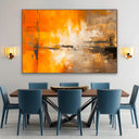 Quadro Stampa su Tela Lussuoso Arancio - CupidoDesign