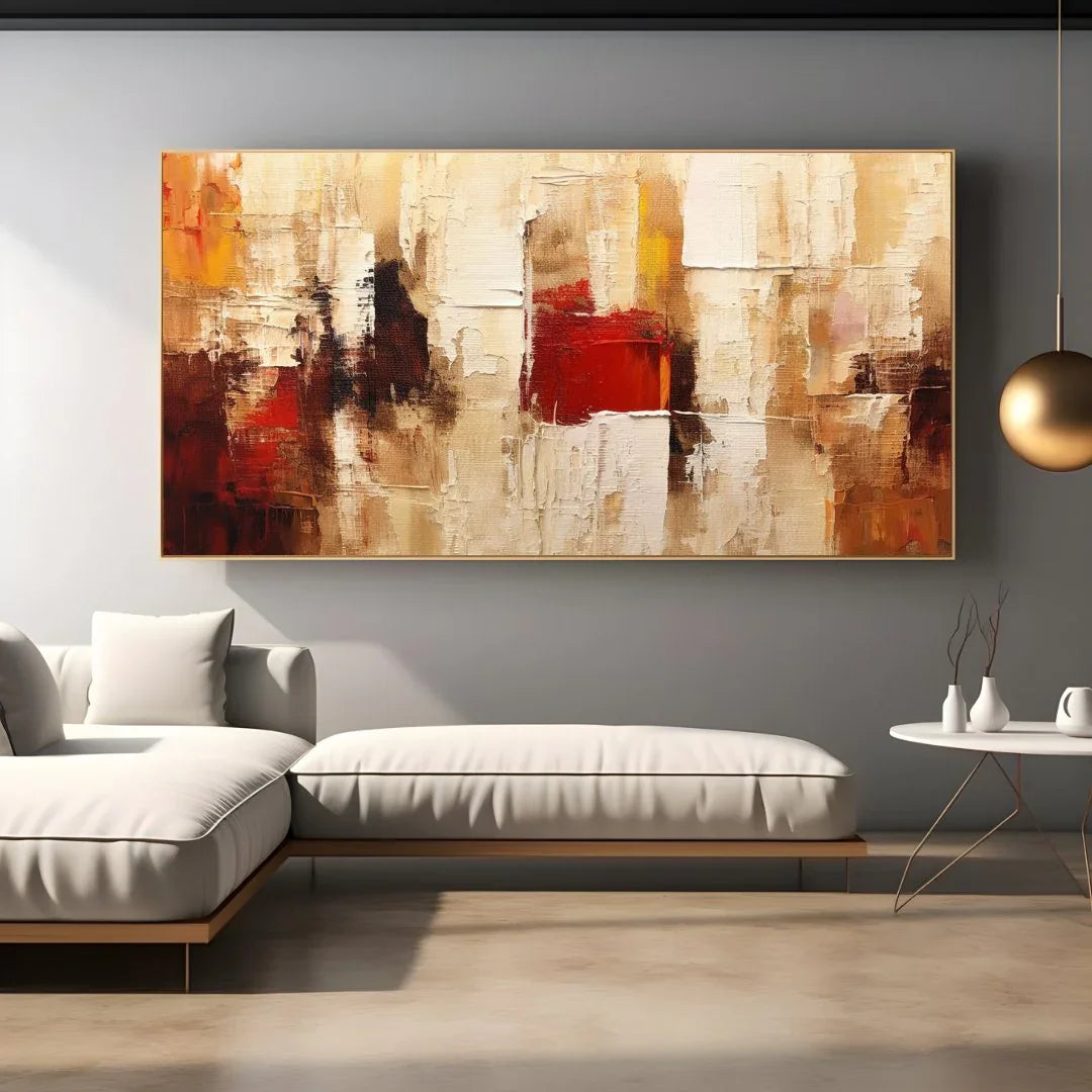 Quadro Stampa su Tela Lussuoso rosso - CupidoDesign