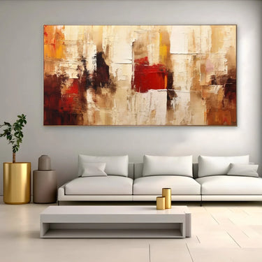 Quadro Stampa su Tela Lussuoso rosso - CupidoDesign