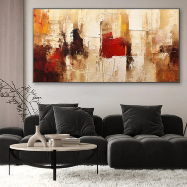 Quadro Stampa su Tela Lussuoso rosso - CupidoDesign