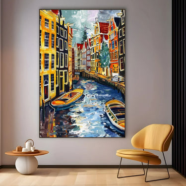 Quadro Stampa su Tela Magica Amsterdam, Paesi Bassi - CupidoDesign