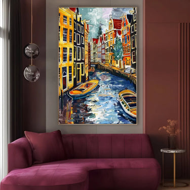 Quadro Stampa su Tela Magica Amsterdam, Paesi Bassi - CupidoDesign