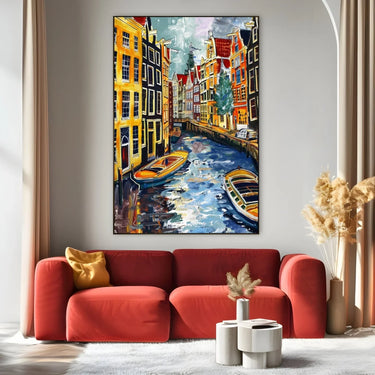 Quadro Stampa su Tela Magica Amsterdam, Paesi Bassi - CupidoDesign