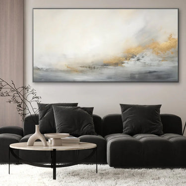 Quadro Stampa su Tela Magnifico Grigio 100x200cm - CupidoDesign
