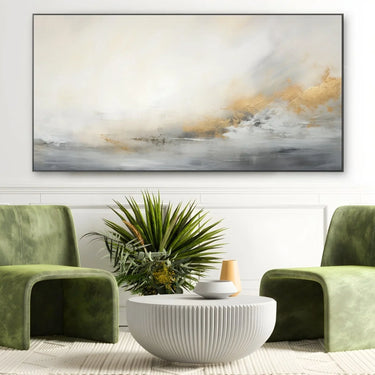 Quadro Stampa su Tela Magnifico Grigio 100x200cm - CupidoDesign