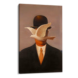 Man in A Bowler, Rene Magritte - CupidoDesign