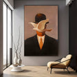 Man in A Bowler, Rene Magritte - CupidoDesign