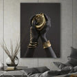Quadro Stampa su Tela Mani Gold - CupidoDesign