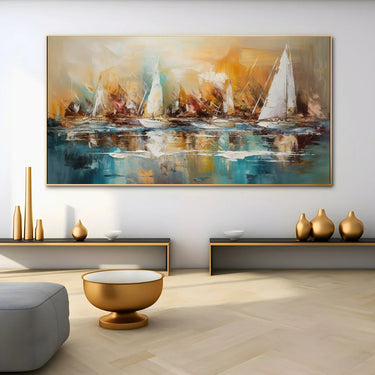 Quadro Stampa su Tela Mare Colorato - CupidoDesign