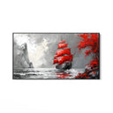 Quadro Stampa su Tela Mare di nebbia - CupidoDesign