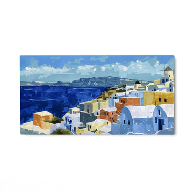 Quadro Stampa su Tela Mare di Santorini, Grecia - CupidoDesign