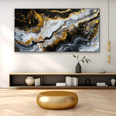 Quadro Stampa su Tela Mare marmoreo - CupidoDesign