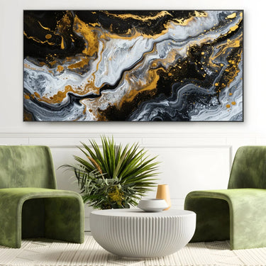 Quadro Stampa su Tela Mare marmoreo - CupidoDesign