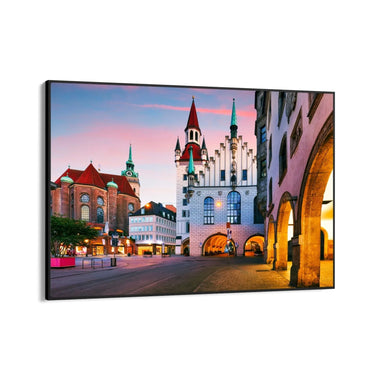 Quadro Stampa su Tela Marienplatz, Monaco - CupidoDesign