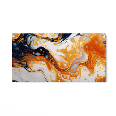 Quadro Stampa su Tela Marmo Arancione - CupidoDesign