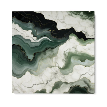 Quadro Stampa su Tela Marmo Verde - CupidoDesign