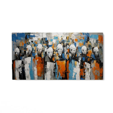 Quadro Stampa su Tela Maschere astratte - CupidoDesign