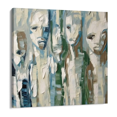 Quadro Stampa su Tela Maschere dell'anima - CupidoDesign
