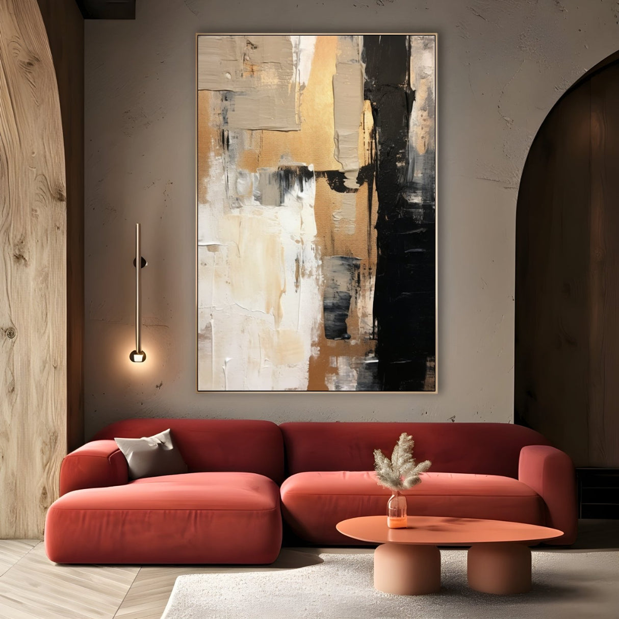 Gouden materie 60x90cm