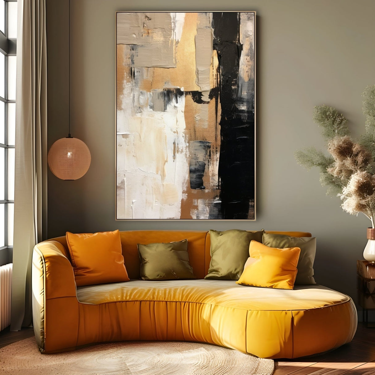 Gouden materie 60x90cm