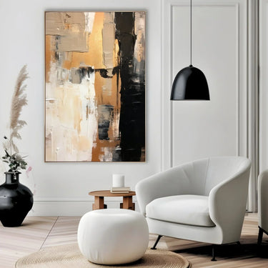 Quadro Stampa su Tela Materia dorata - CupidoDesign