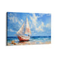 Quadro Stampa su Tela Melodia Azzurra - CupidoDesign