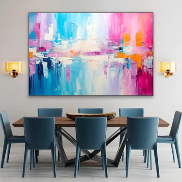 Quadro Stampa su Tela Melodia Cosmica - CupidoDesign